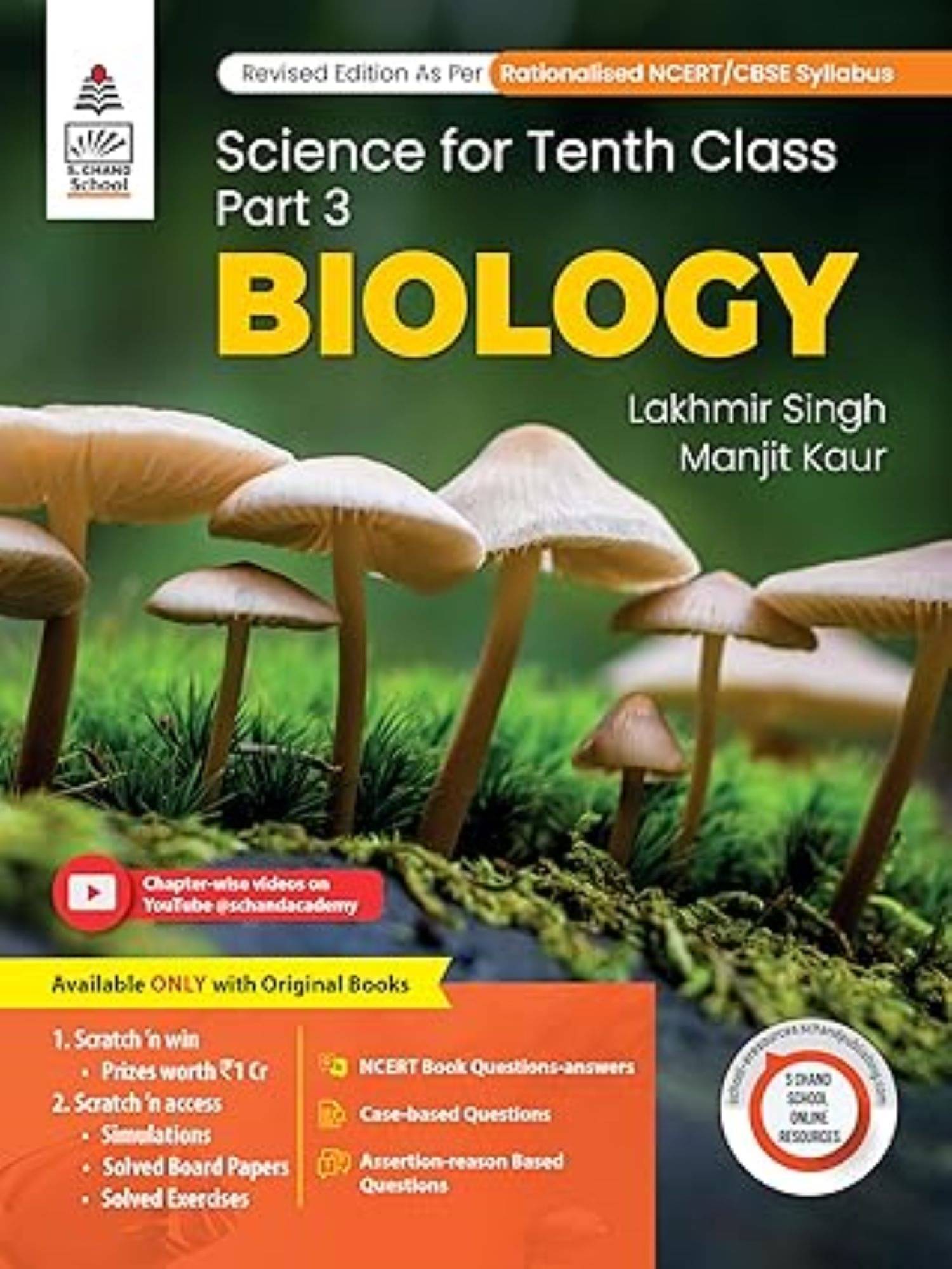 Science For Tenth Class Part- 3 (Biology)+by Lakhmir Singh, Manjit Kaur (2025-26 Examination) Science For Tenth Class Part- 3 (Biology)+by Lakhmir Singh, Manjit Kaur (2025-26 Examination)