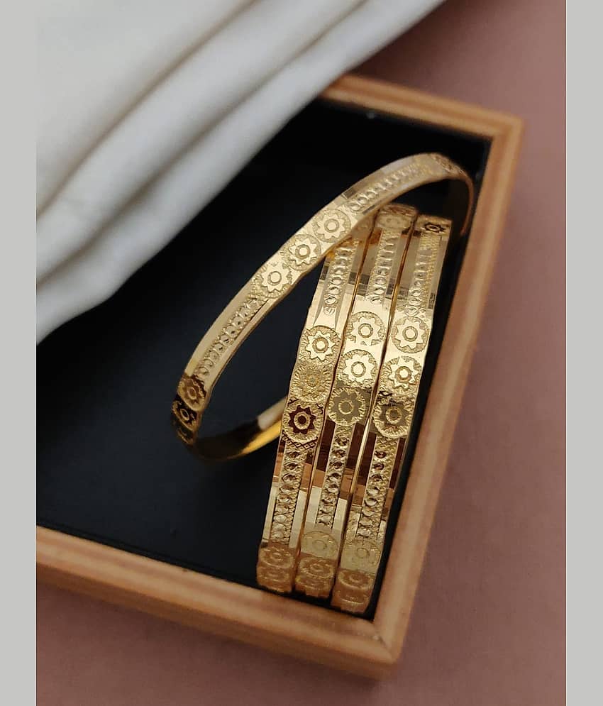 Shivay Fashion Gold Bangle ( Pack of 2 ) - Bangles & Bracelets | Buy online on ZillyBuy