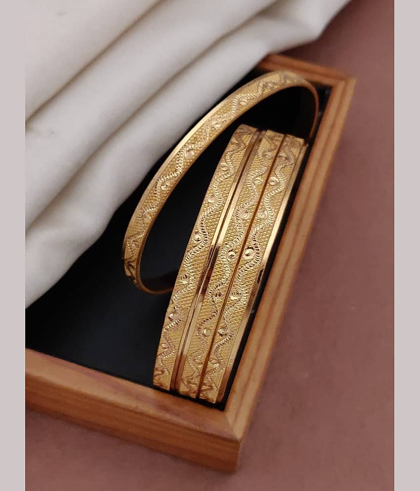 Shivay Fashion Gold Bangle ( Pack of 2 ) - Bangles & Bracelets | Buy online on ZillyBuy
