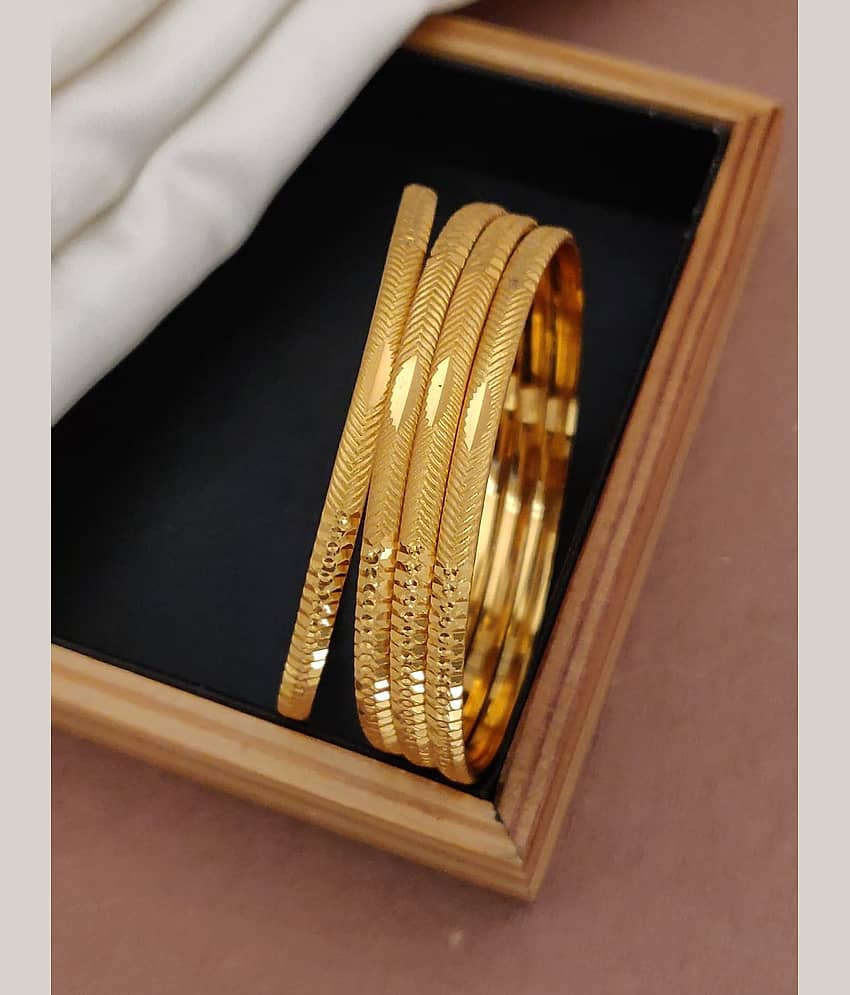 Shivay Fashion Gold Bangle Set ( Pack of 2 ) - Bangles & Bracelets | Buy online on ZillyBuy