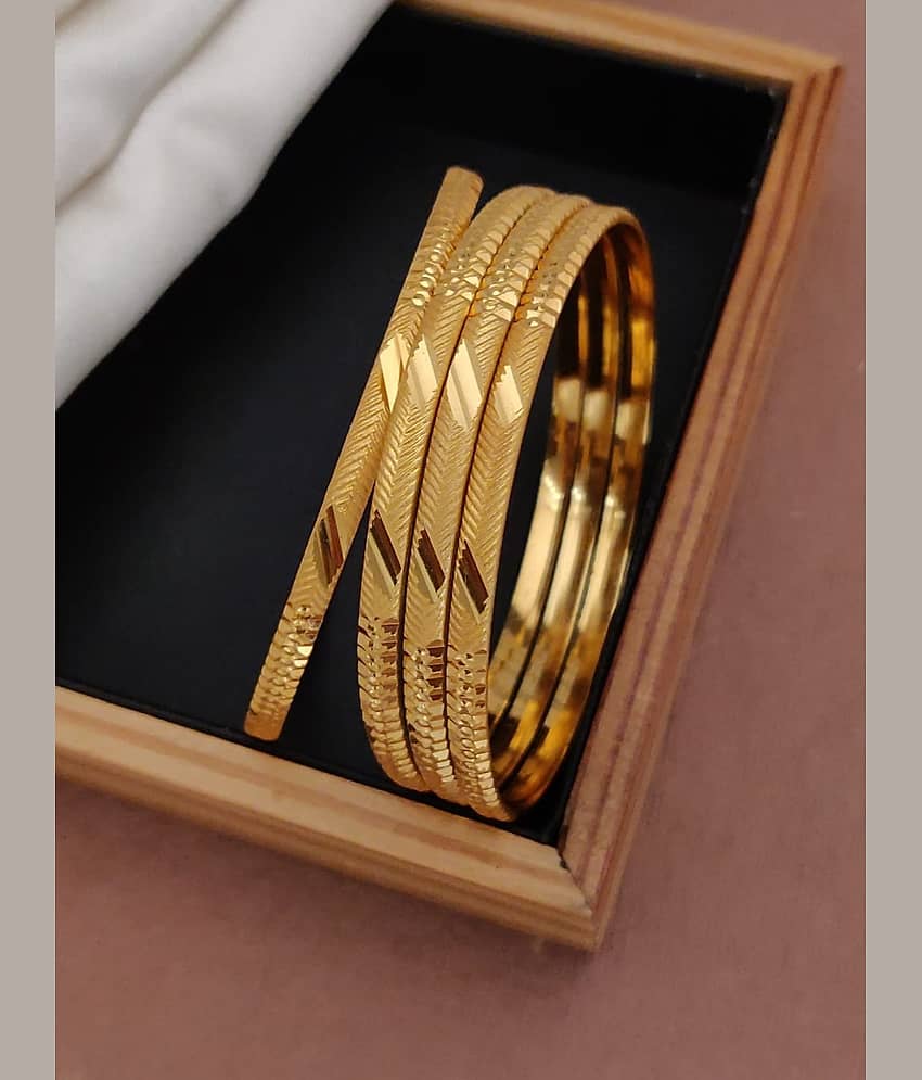 Shivay Fashion Gold Bangle Set ( Pack of 2 ) - Bangles & Bracelets | Buy online on ZillyBuy