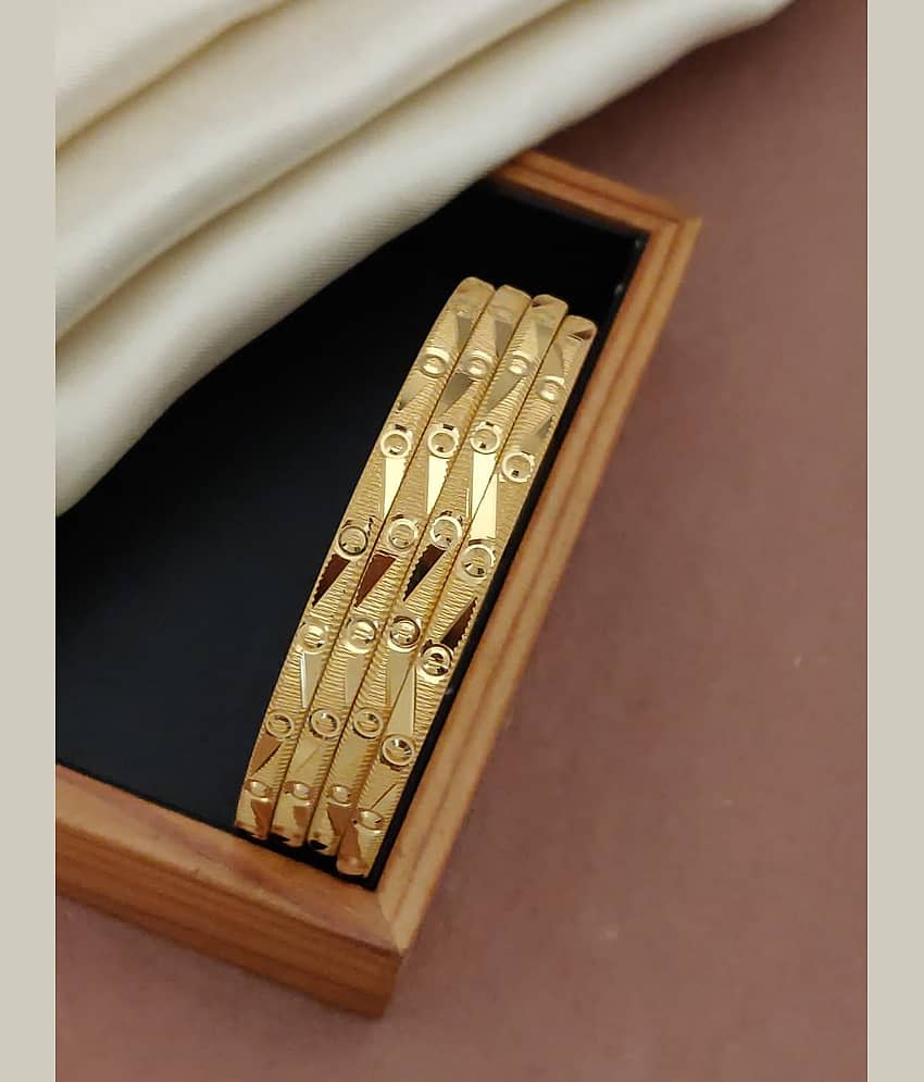 Shivay Fashion Gold Bangle Set ( Pack of 2 ) - Bangles & Bracelets | Buy online on ZillyBuy