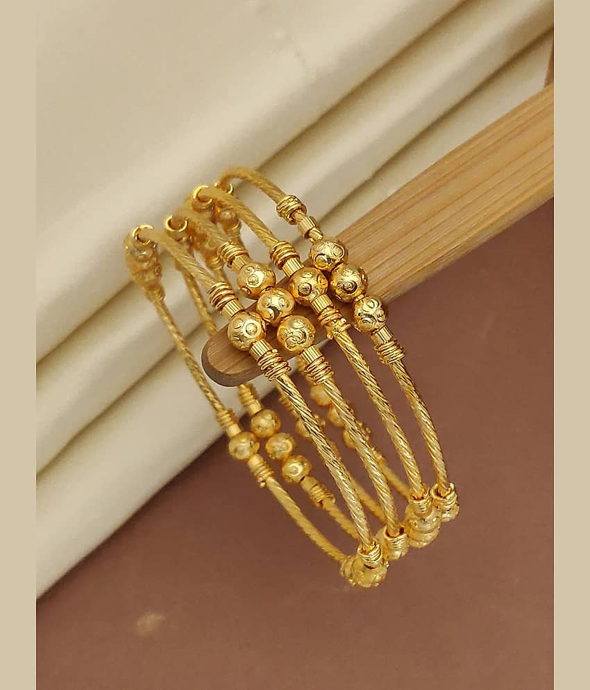 Shivay Fashion Gold Bangle Set ( Pack of 2 ) - Bangles & Bracelets | Buy online on ZillyBuy