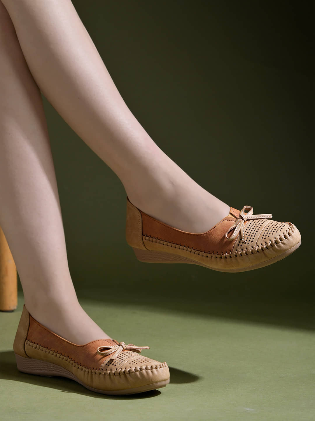 Shoetopia Beige Women's Casual Ballerinas - Casual Shoes | Buy online on ZillyBuy