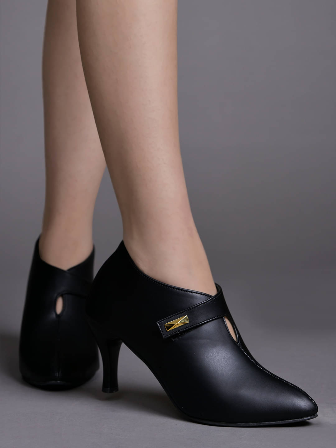     			Shoetopia Black Women's Pumps Heels