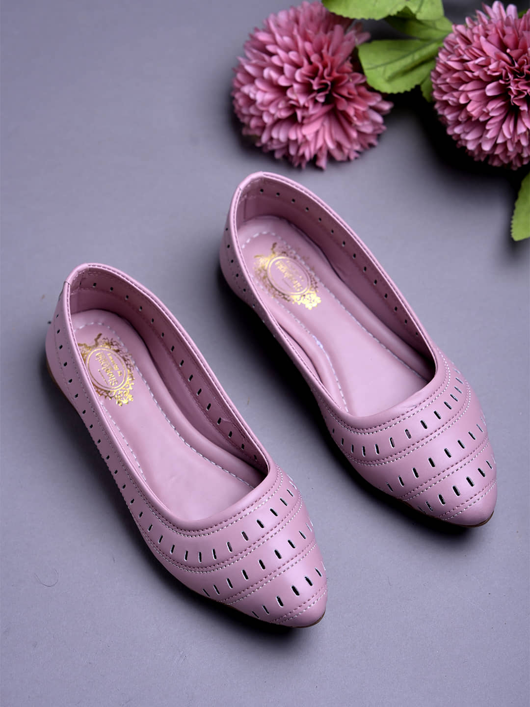 Shoetopia Mauve Women's Casual Ballerinas - Casual Shoes | Buy online on ZillyBuy