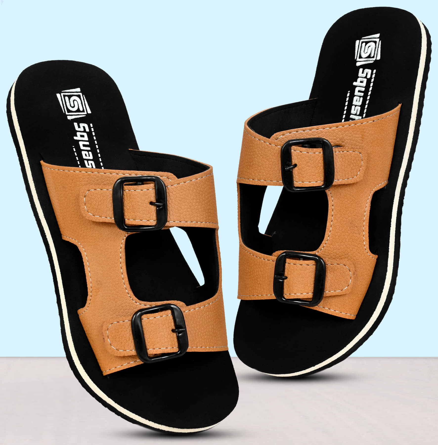 Squash Tan Men's Thong Flip Flop