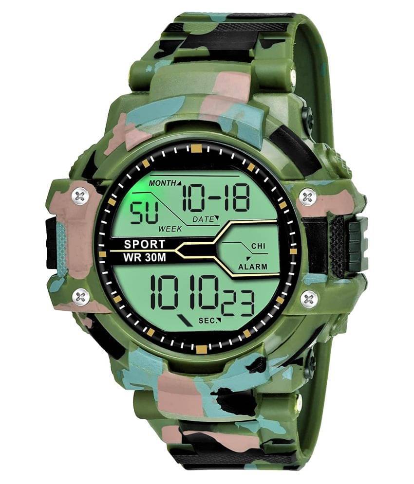     			Svats Multicolor Silicon Digital Men's Watch