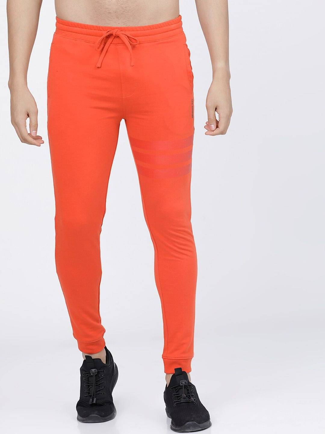     			The Indian Garage Co. Slim Flat Men's Joggers - Rust ( Pack of 1 )