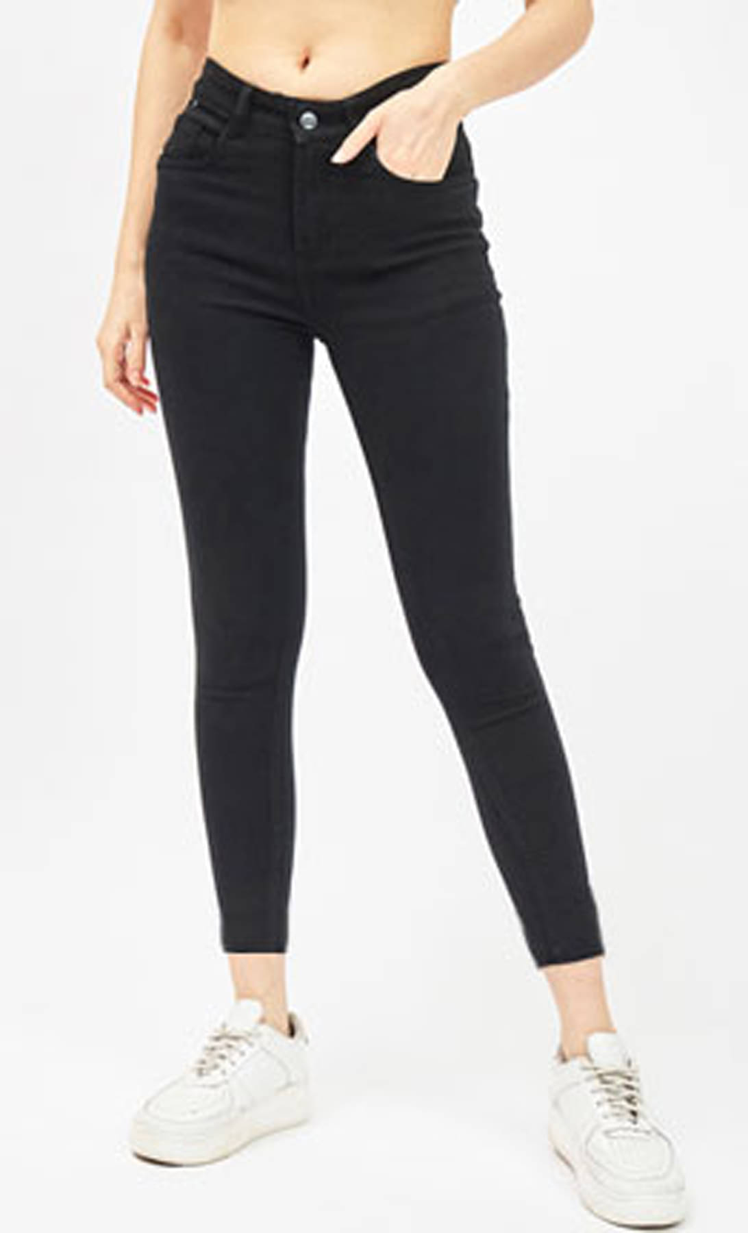     			novio - Black Cotton Slim Fit Women's Jeans ( Pack of 1 )