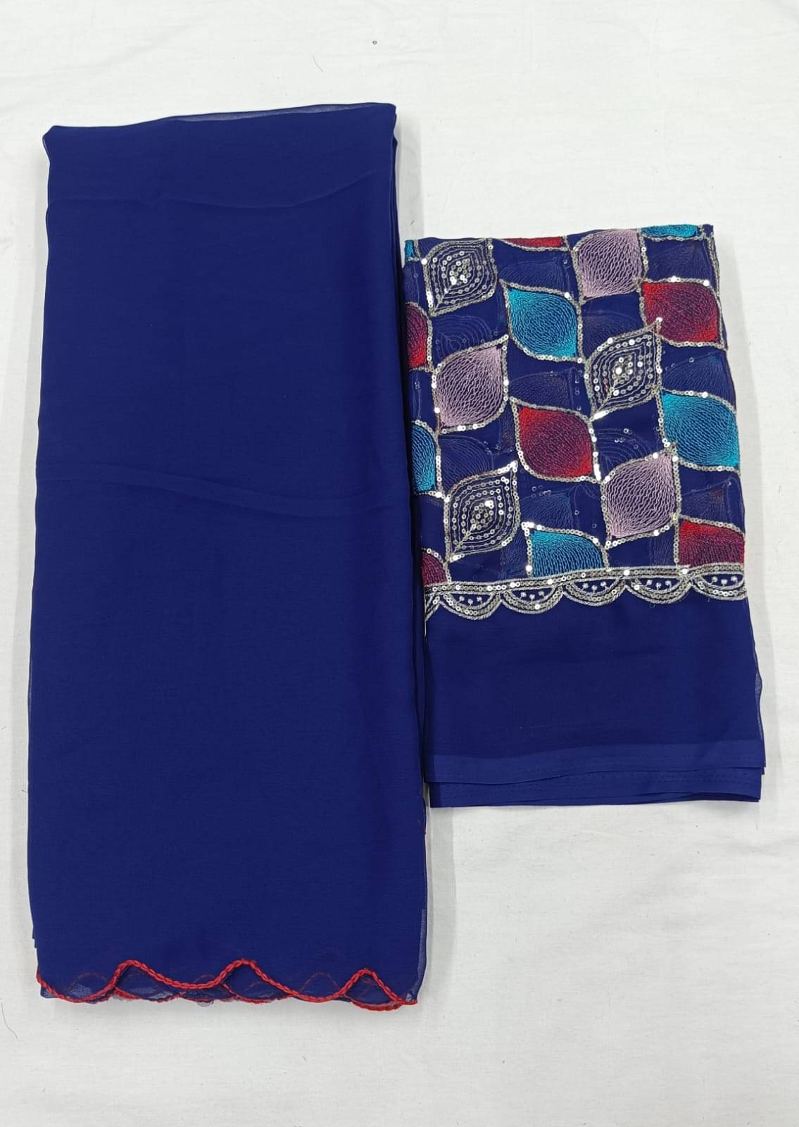 supalee Tex Georgette Solid Saree With Unstitched Blouse Piece ( Multicolor1 ) supalee Tex Georgette Solid Saree With Unstitched Blouse Piece ( Multicolor1 )