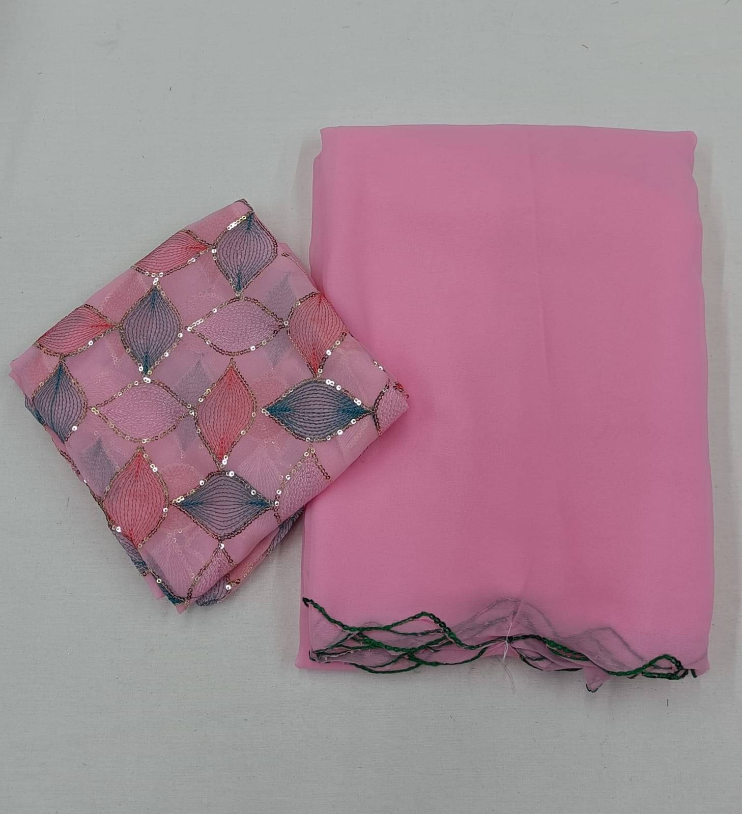 supalee Tex Georgette Solid Saree With Unstitched Blouse Piece ( Multicolor1 ) supalee Tex Georgette Solid Saree With Unstitched Blouse Piece ( Multicolor1 )