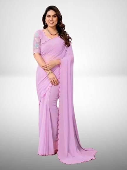 supalee Tex Georgette Solid Saree With Unstitched Blouse Piece ( Multicolor1 ) supalee Tex Georgette Solid Saree With Unstitched Blouse Piece ( Multicolor1 )