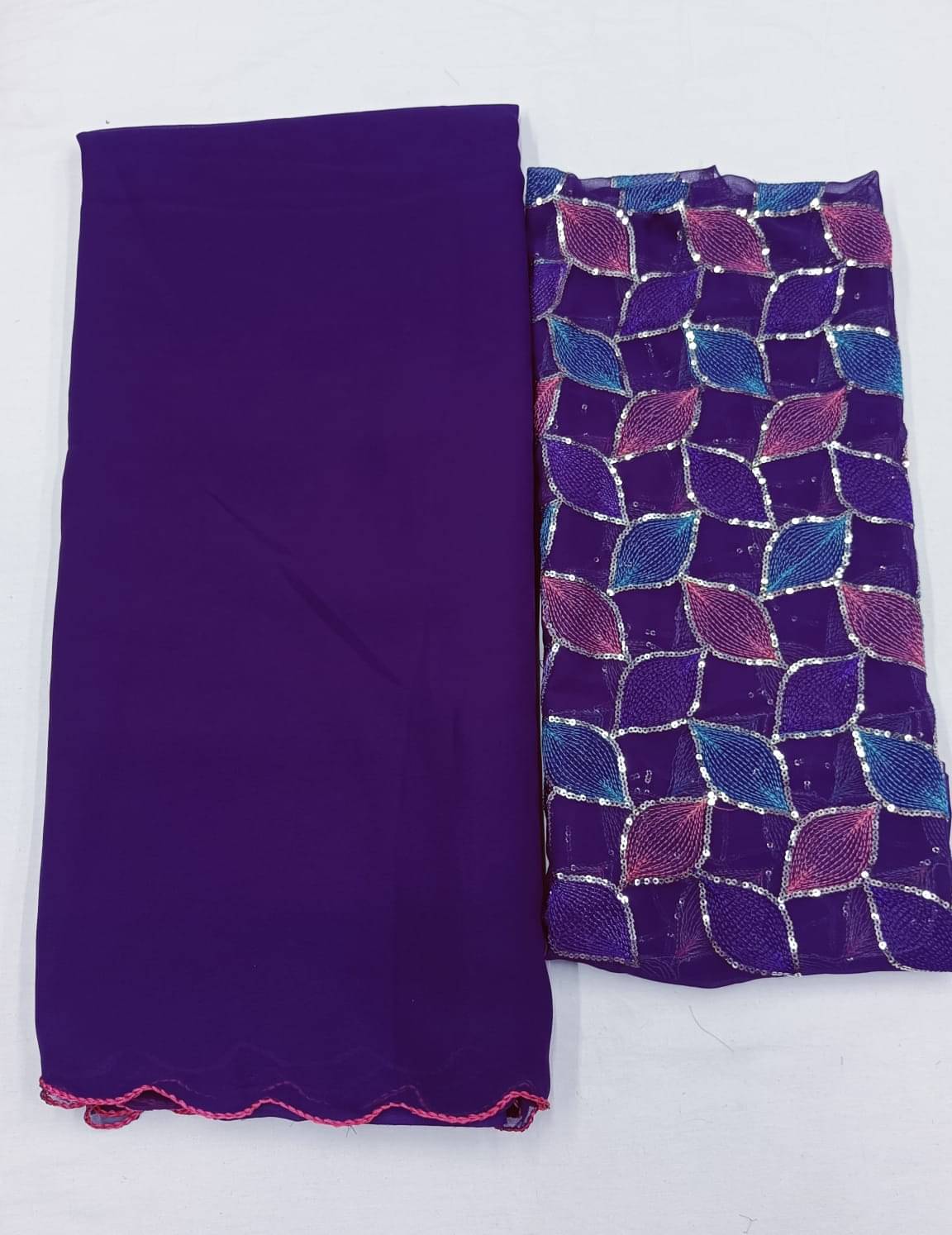 supalee Tex Georgette Solid Saree With Unstitched Blouse Piece ( Multicolor1 ) supalee Tex Georgette Solid Saree With Unstitched Blouse Piece ( Multicolor1 )