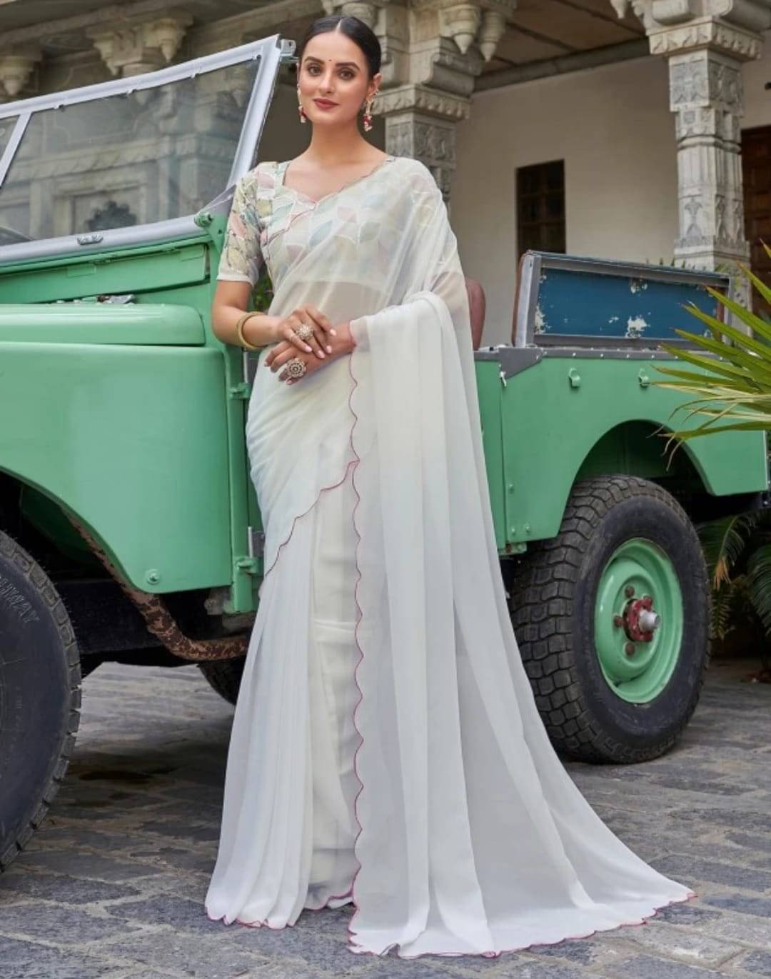 supalee Tex Georgette Solid Saree With Unstitched Blouse Piece ( Multicolor1 ) supalee Tex Georgette Solid Saree With Unstitched Blouse Piece ( Multicolor1 )