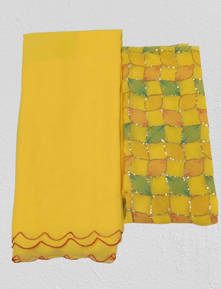     			supalee Tex Georgette Solid Saree With Unstitched Blouse Piece ( Multicolor1 )