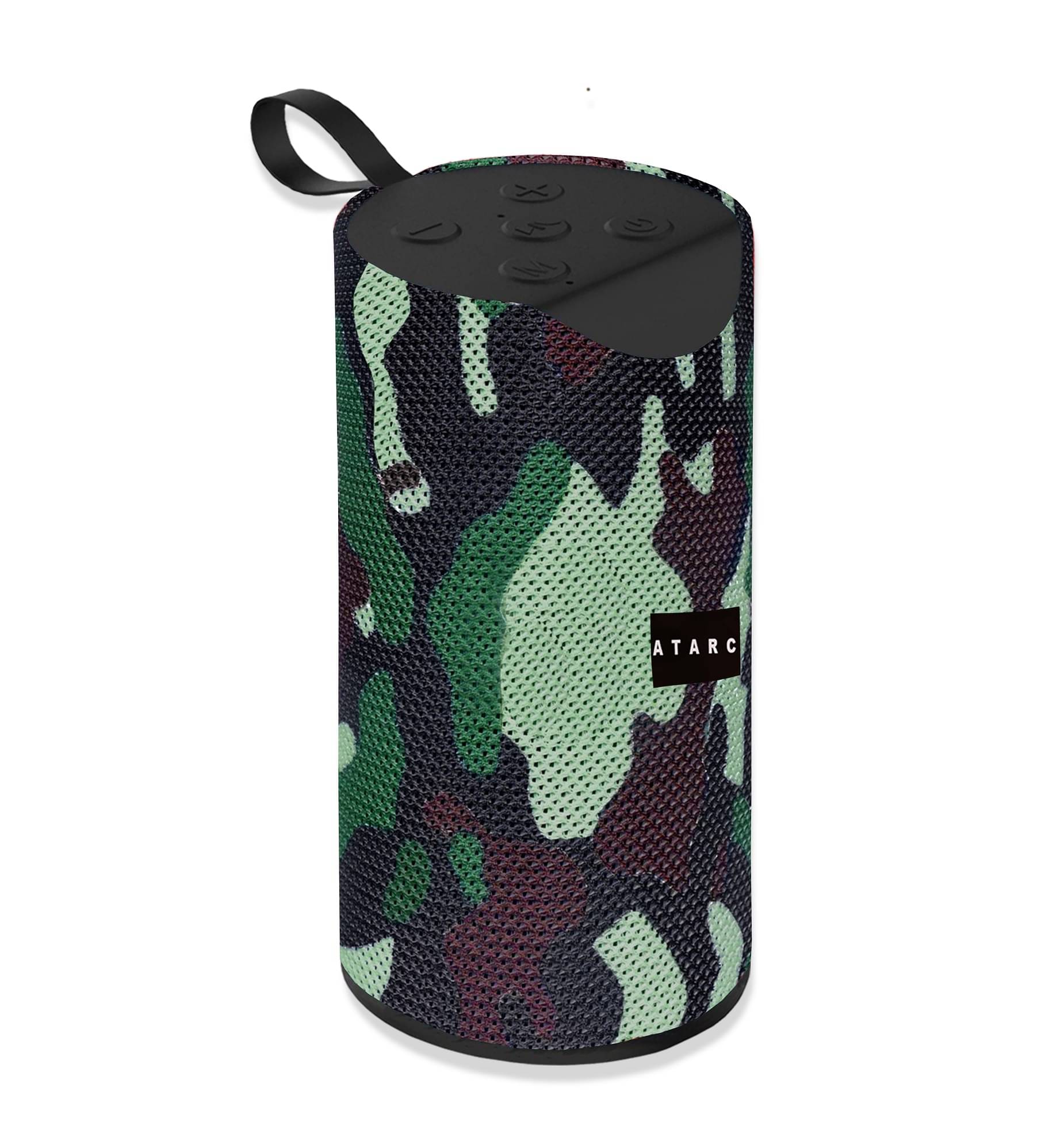     			ATARC AT-113 TG 5 W Bluetooth Speaker Bluetooth V 5.1 with USB,SD card Slot,Aux Playback Time 6 hrs Black-Green