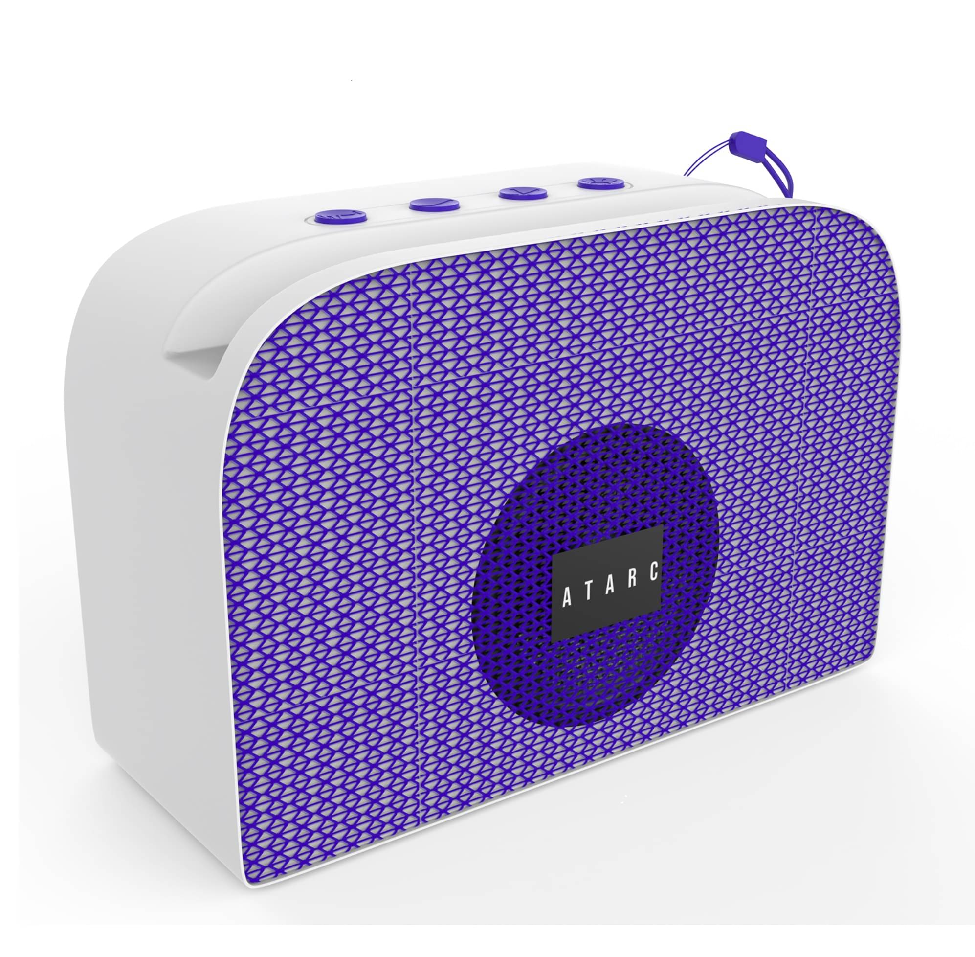     			ATARC AT-611 5 W Bluetooth Speaker Bluetooth V 5.1 with USB,SD card Slot Playback Time 4 hrs Blue