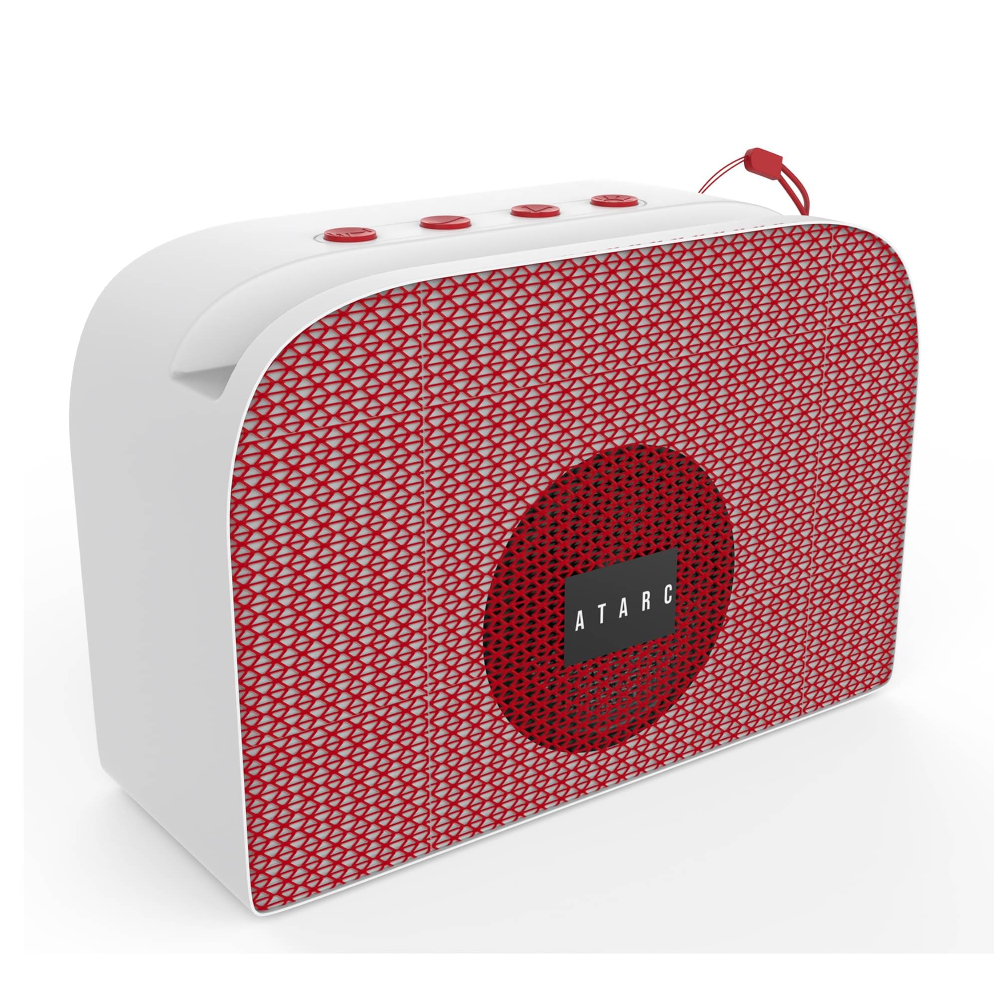     			ATARC AT-611 5 W Bluetooth Speaker Bluetooth V 5.1 with USB,SD card Slot Playback Time 4 hrs Red