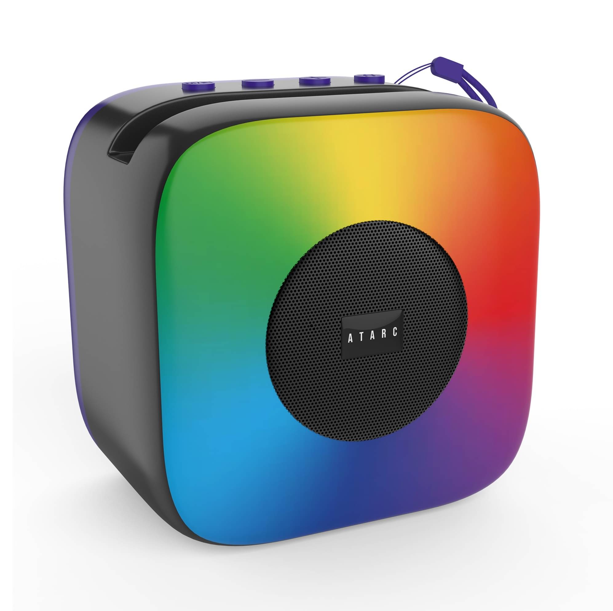     			ATARC AT-620 5 W Bluetooth Speaker Bluetooth V 5.1 with USB,SD card Slot,Aux Playback Time 6 hrs Blue