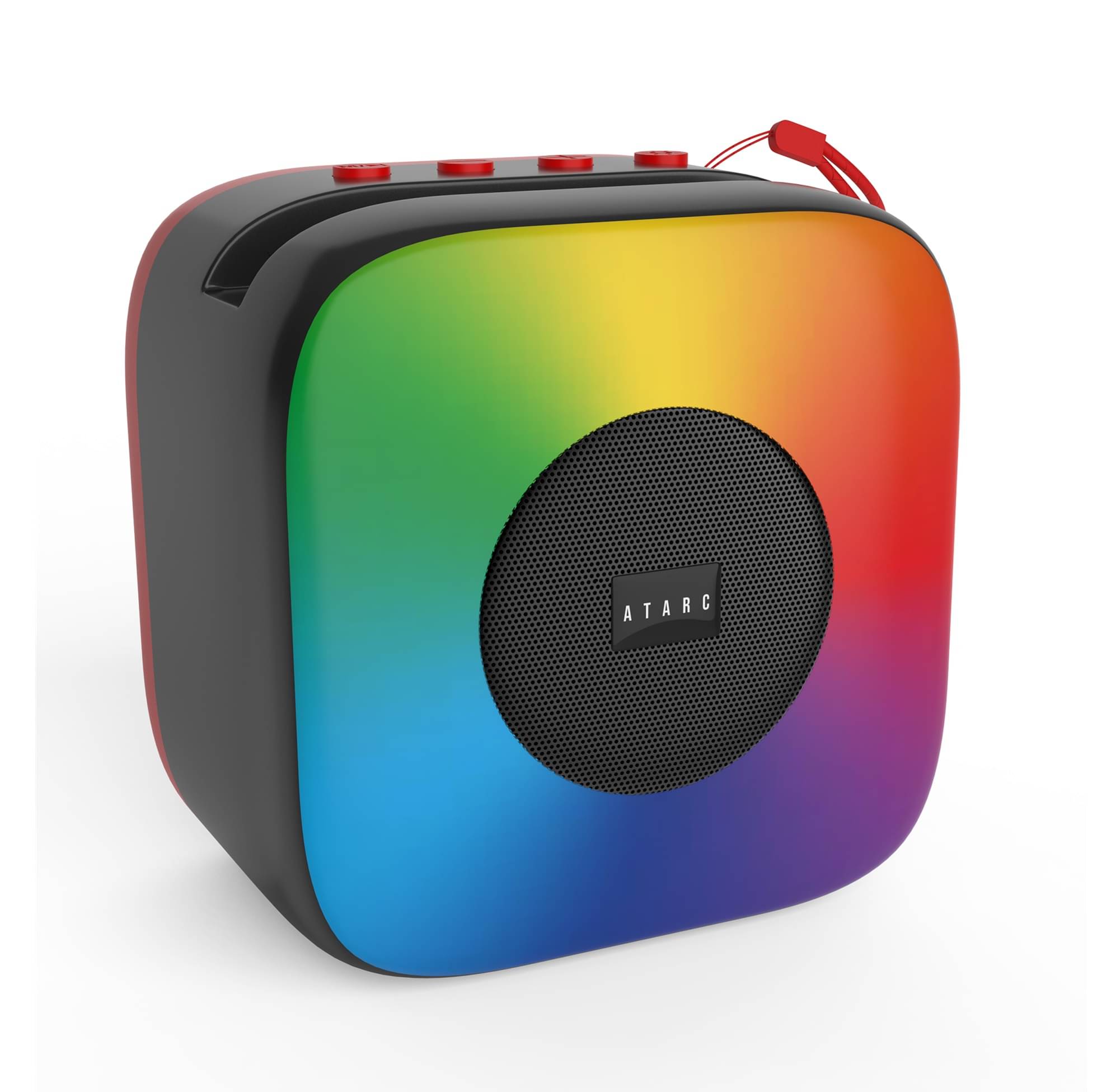     			ATARC AT-620 5 W Bluetooth Speaker Bluetooth V 5.1 with USB,SD card Slot,Aux Playback Time 6 hrs Red
