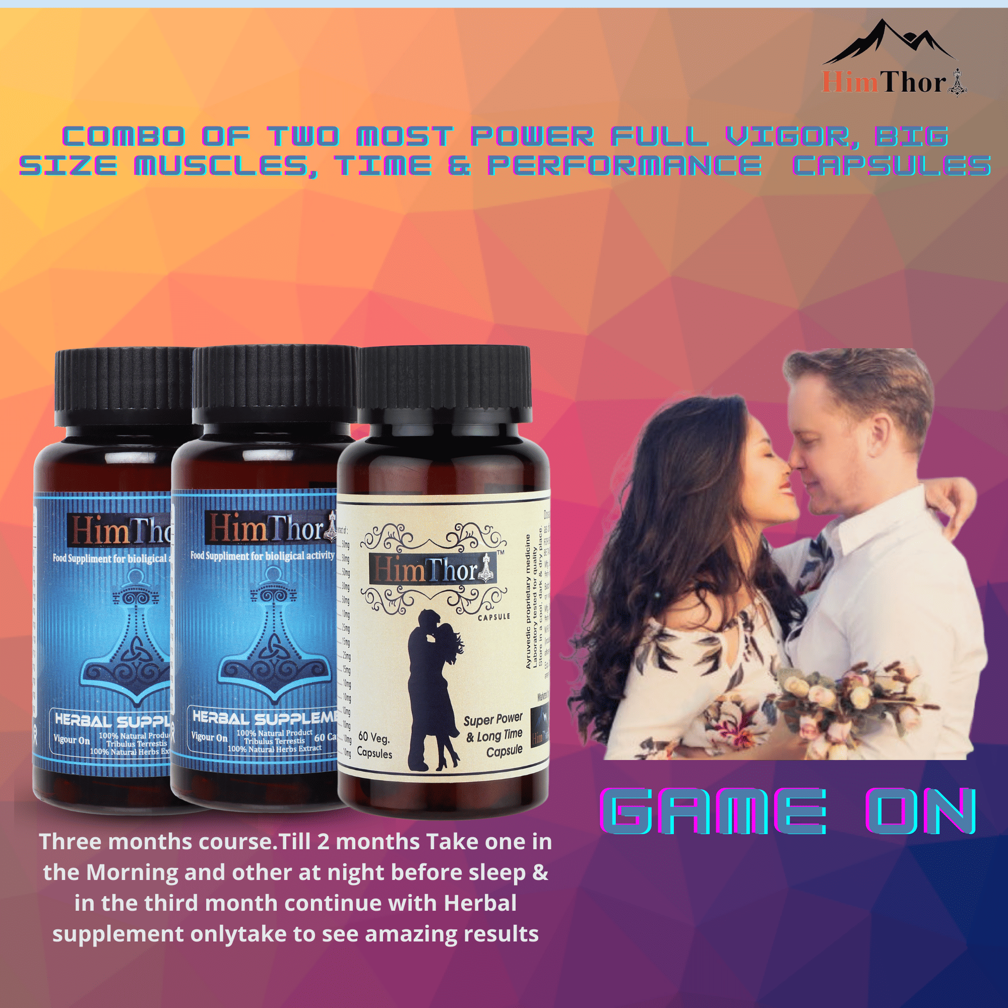 An ultimate combo of Ayurvedic 1 no.Sex power capsule and world-famous 2 nos. Herbal capsules - 60cap each An ultimate combo of Ayurvedic 1 no.Sex power capsule and world-famous 2 nos. Herbal capsules - 60cap each
