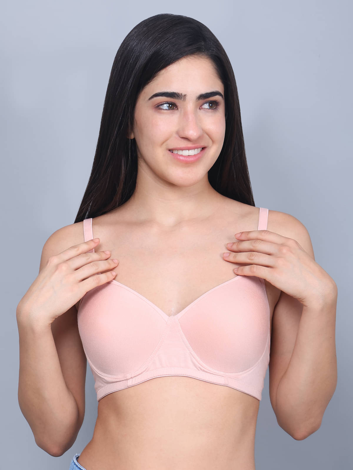 BAMBOOLOGY Pack of 1 Viscose Lightly Padded Push Up Bra For Women ( Beige ) BAMBOOLOGY Pack of 1 Viscose Lightly Padded Push Up Bra For Women ( Beige )