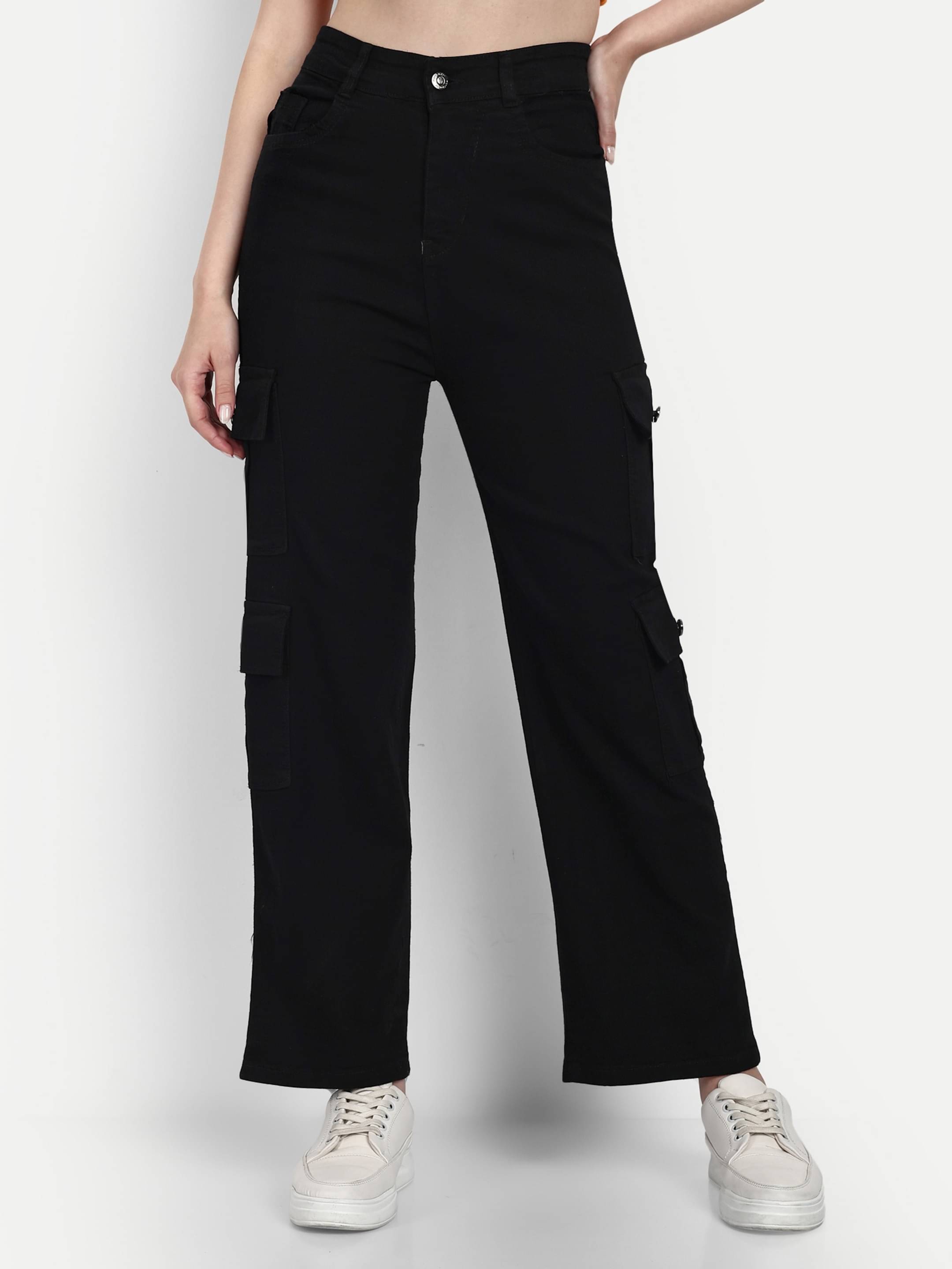     			Broadstar - Black Cotton Straight Fit Women's Jeans ( Pack of 1 )