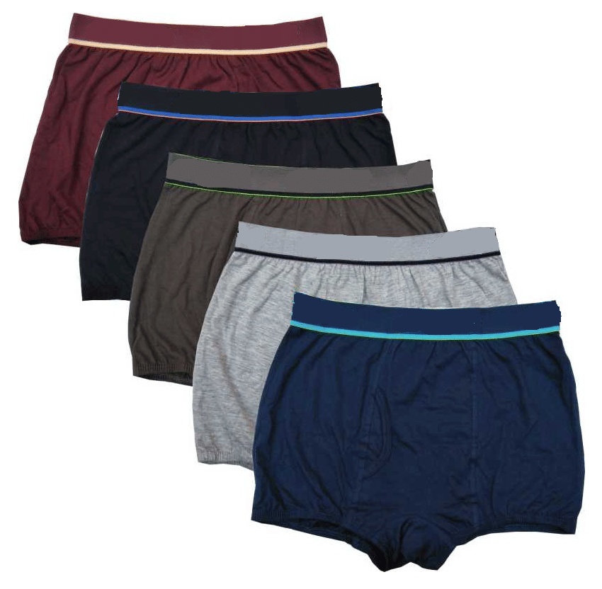     			D1 DIFFERENT ONE Pack of 5 Cotton Trunks For Men's ( Multicolor )