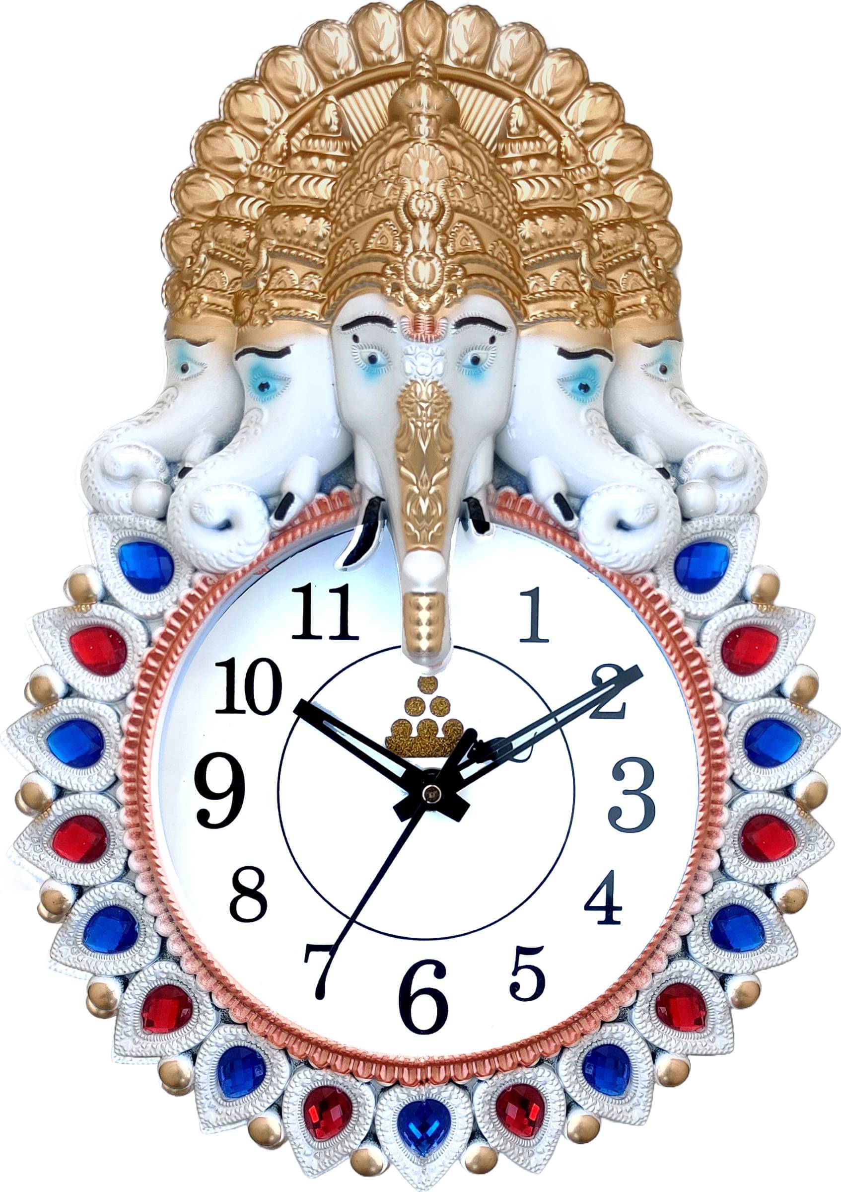 GrabBasket Assymetric Analog Wall Clock GrabBasket Assymetric Analog Wall Clock
