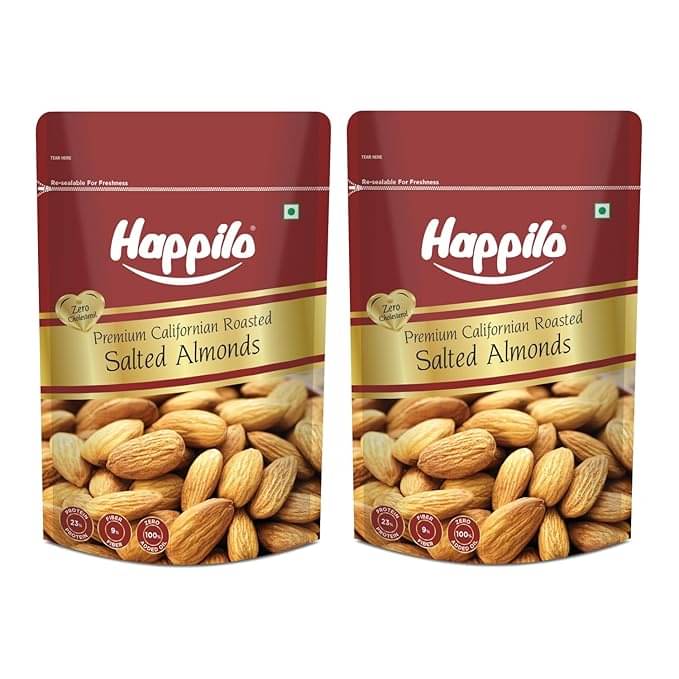     			Happilo Almond (Badam) 200 Pack of 2