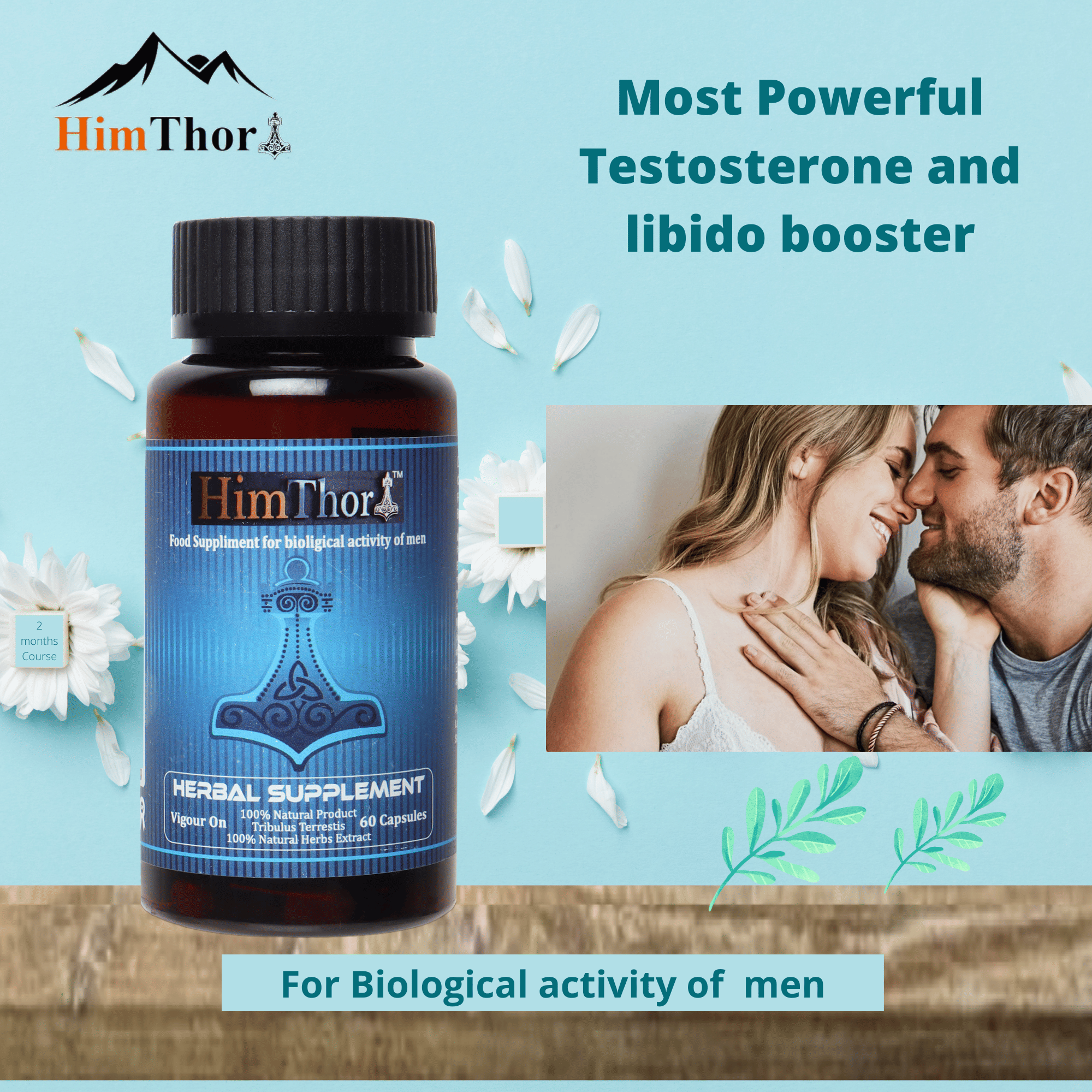 HimThor Mens vitality and health 60 capsules HimThor Mens vitality and health 60 capsules