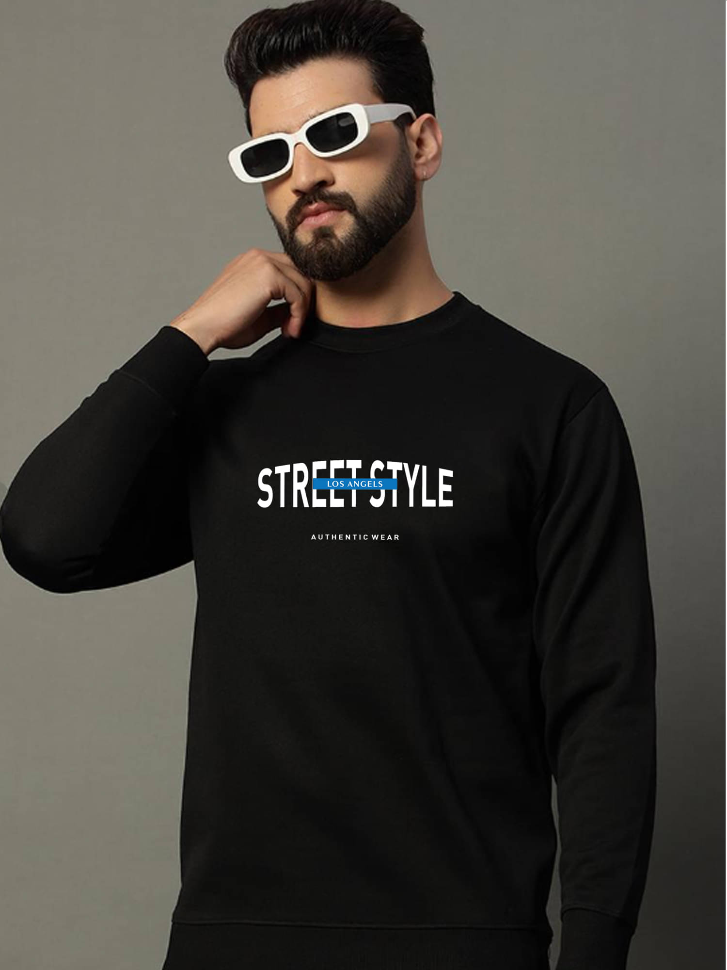 JUGULAR Cotton Regular Fit Printed Full Sleeves Men's Round T-Shirt - Black ( Pack of 1 )     			JUGULAR Cotton Regular Fit Printed Full Sleeves Men's Round T-Shirt - Black ( Pack of 1 )