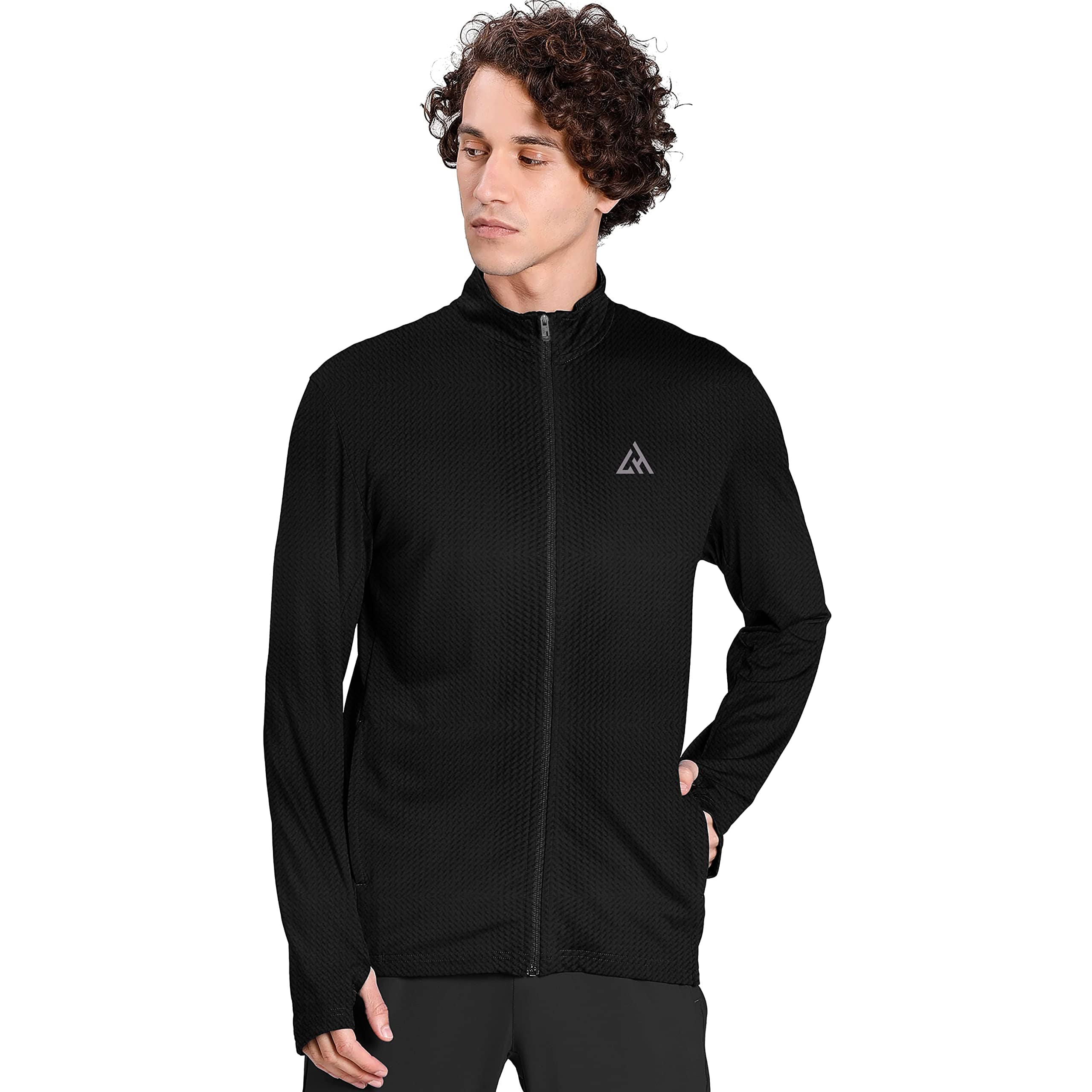 LONDON HILLS Polyester Men's Casual Jacket - Black ( Pack of 1 ) - Jackets & Coats | Buy online on ZillyBuy