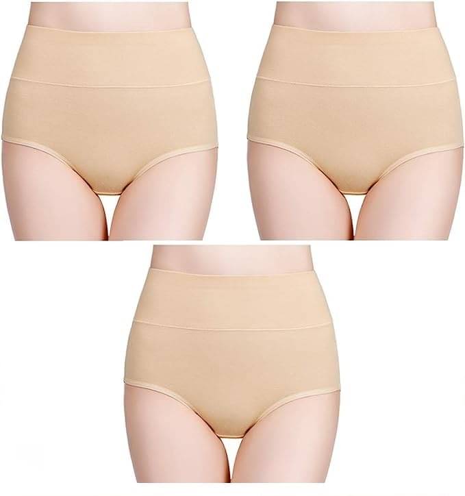 Louis Craft Pack of 3 Cotton Lycra Hipster For Women ( Beige ) Louis Craft Pack of 3 Cotton Lycra Hipster For Women ( Beige )