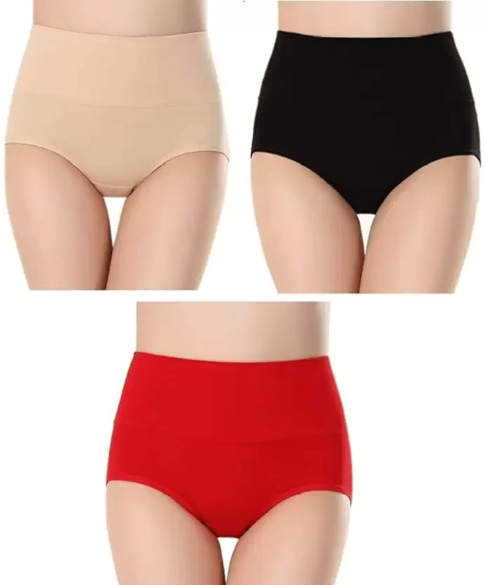 Louis Craft Pack of 3 Cotton Lycra Briefs For Women ( Multicolor2 ) Louis Craft Pack of 3 Cotton Lycra Briefs For Women ( Multicolor2 )