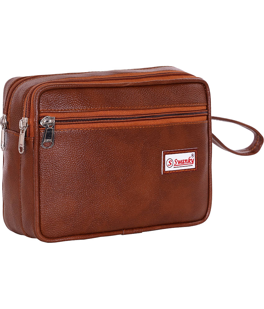 Luggage world Tan Travel Kit Bag ( 1 Pc ) - Handbags | Buy online on ZillyBuy