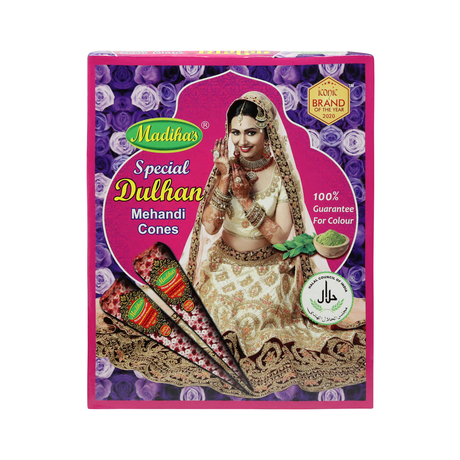 MADIHA'S Natural Henna 360 g Pack of 12