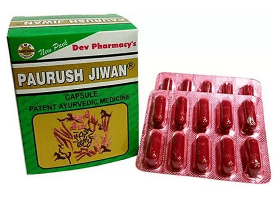     			Paurush Jiwan capsules 10 no's(Pack of 3)paurush jiwan presents ayurvedic capsules for digestion, reduce constipation & increase imunity.