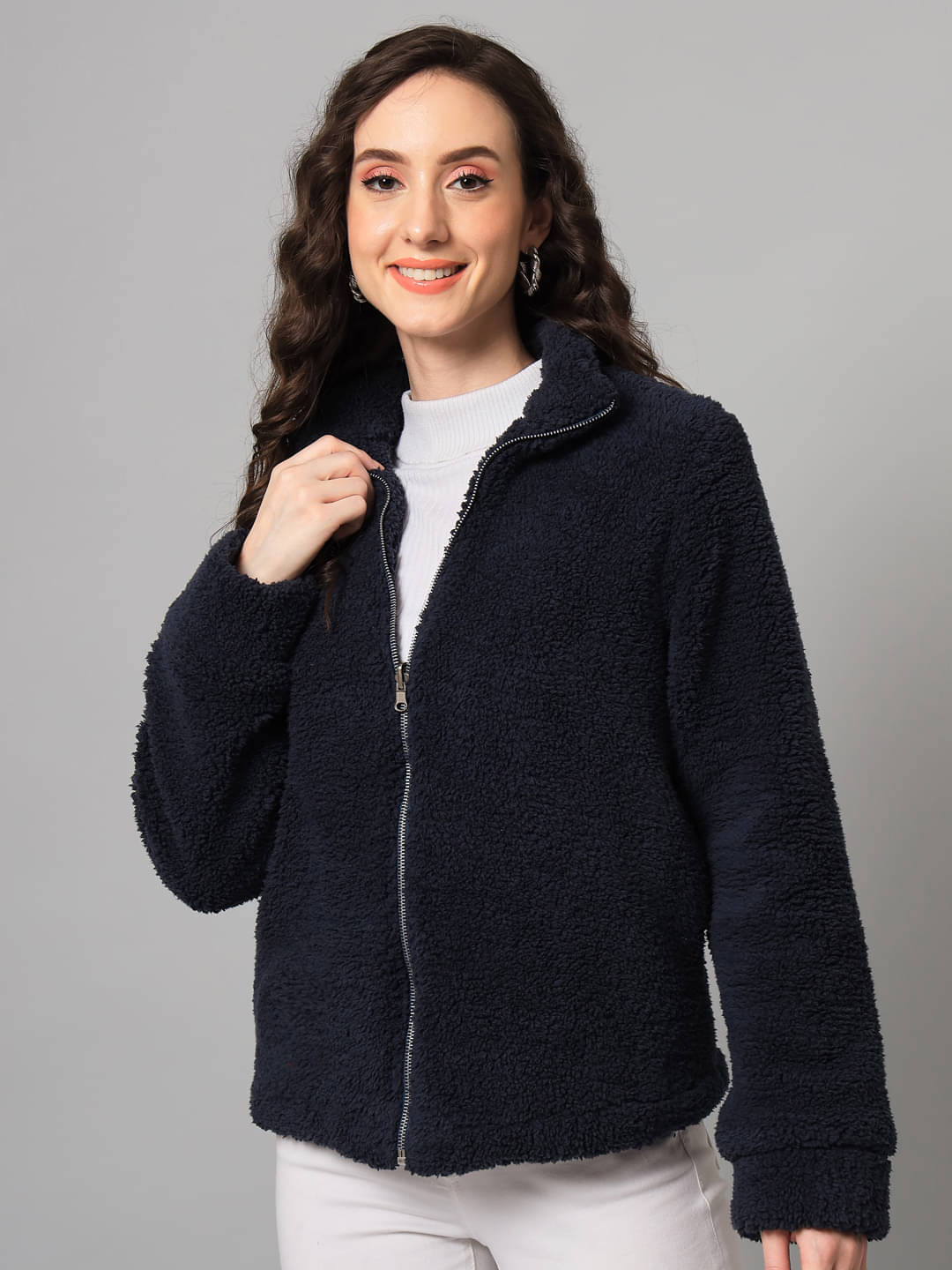 Purys - Polyester Navy Jackets Purys - Polyester Navy Jackets