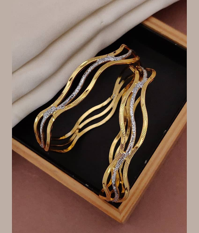 Shivay Fashion Gold Bangle Set ( Pack of 1 ) - Bangles & Bracelets | Buy online on ZillyBuy
