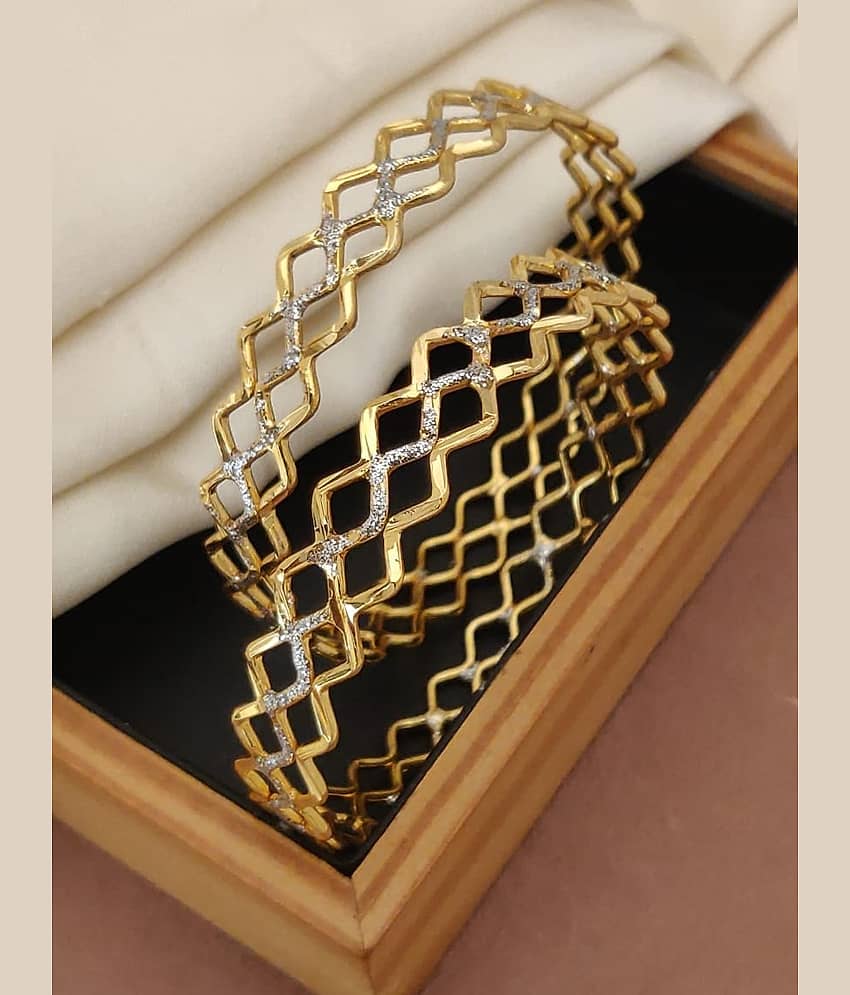 Shivay Fashion Gold Bangle Set ( Pack of 1 ) - Bangles & Bracelets | Buy online on ZillyBuy