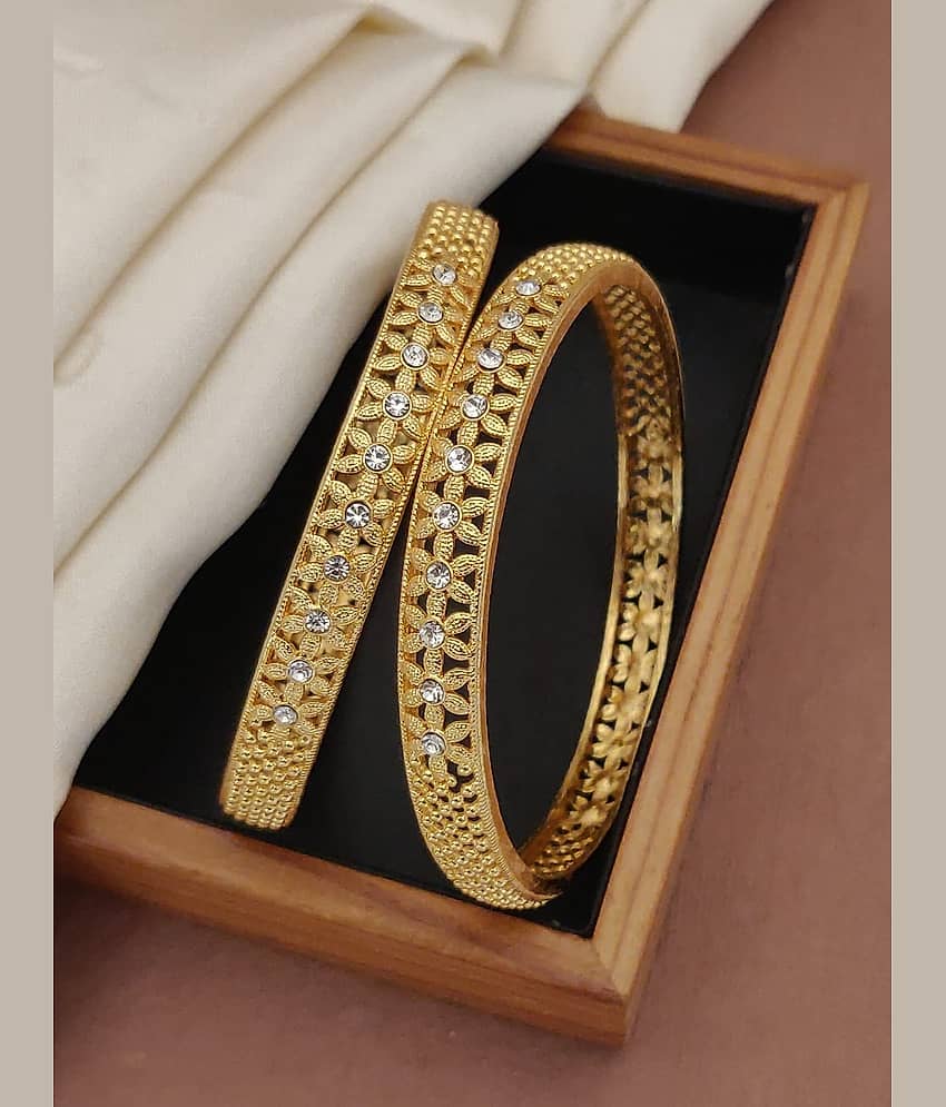 Shivay Fashion Gold Bangle Set ( Pack of 1 ) - Bangles & Bracelets | Buy online on ZillyBuy