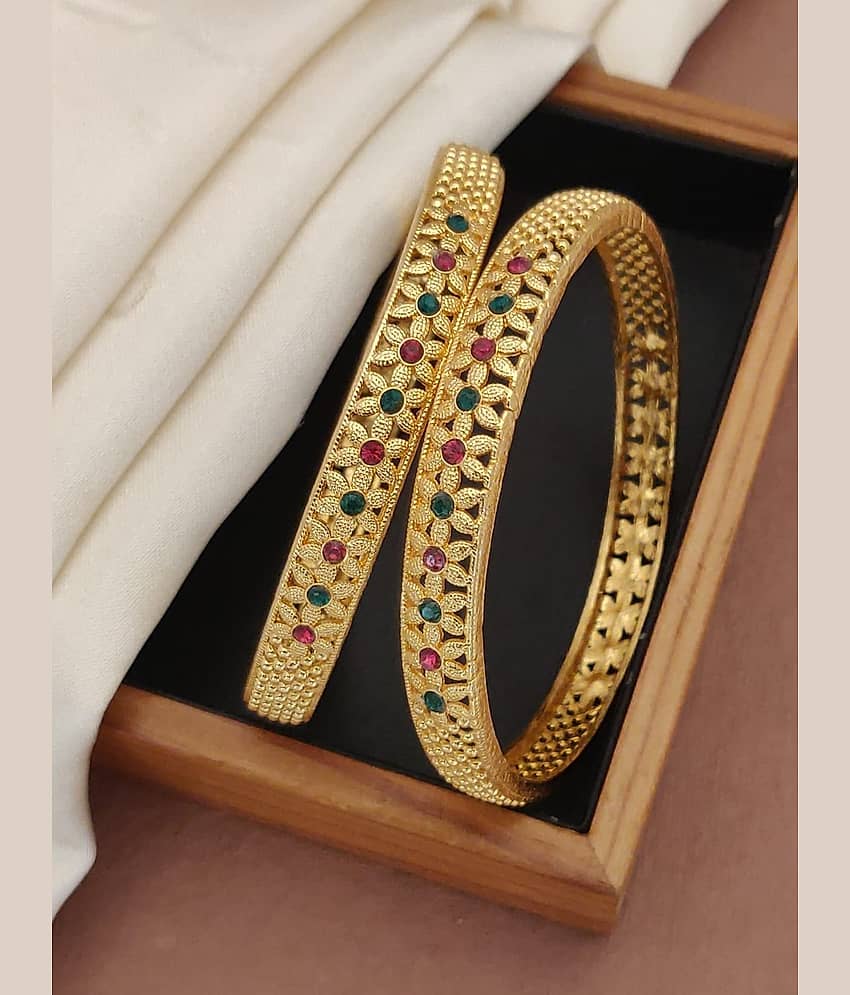 Shivay Fashion Gold Bangle Set ( Pack of 1 ) - Bangles & Bracelets | Buy online on ZillyBuy
