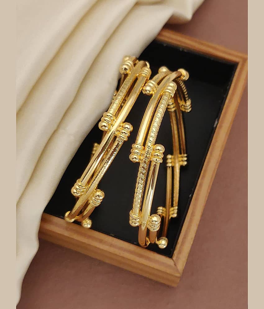 Shivay Fashion Gold Bangle Set ( Pack of 1 ) - Bangles & Bracelets | Buy online on ZillyBuy