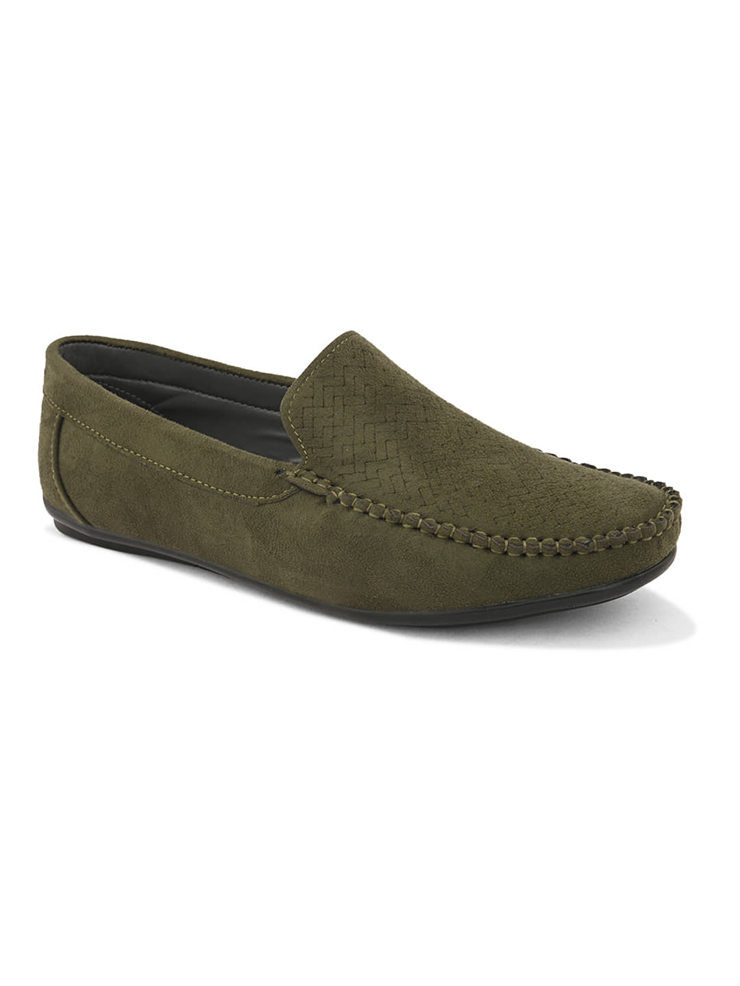 Sir Corbett Olive Men's Driving - Formal Shoes | Buy online on ZillyBuy