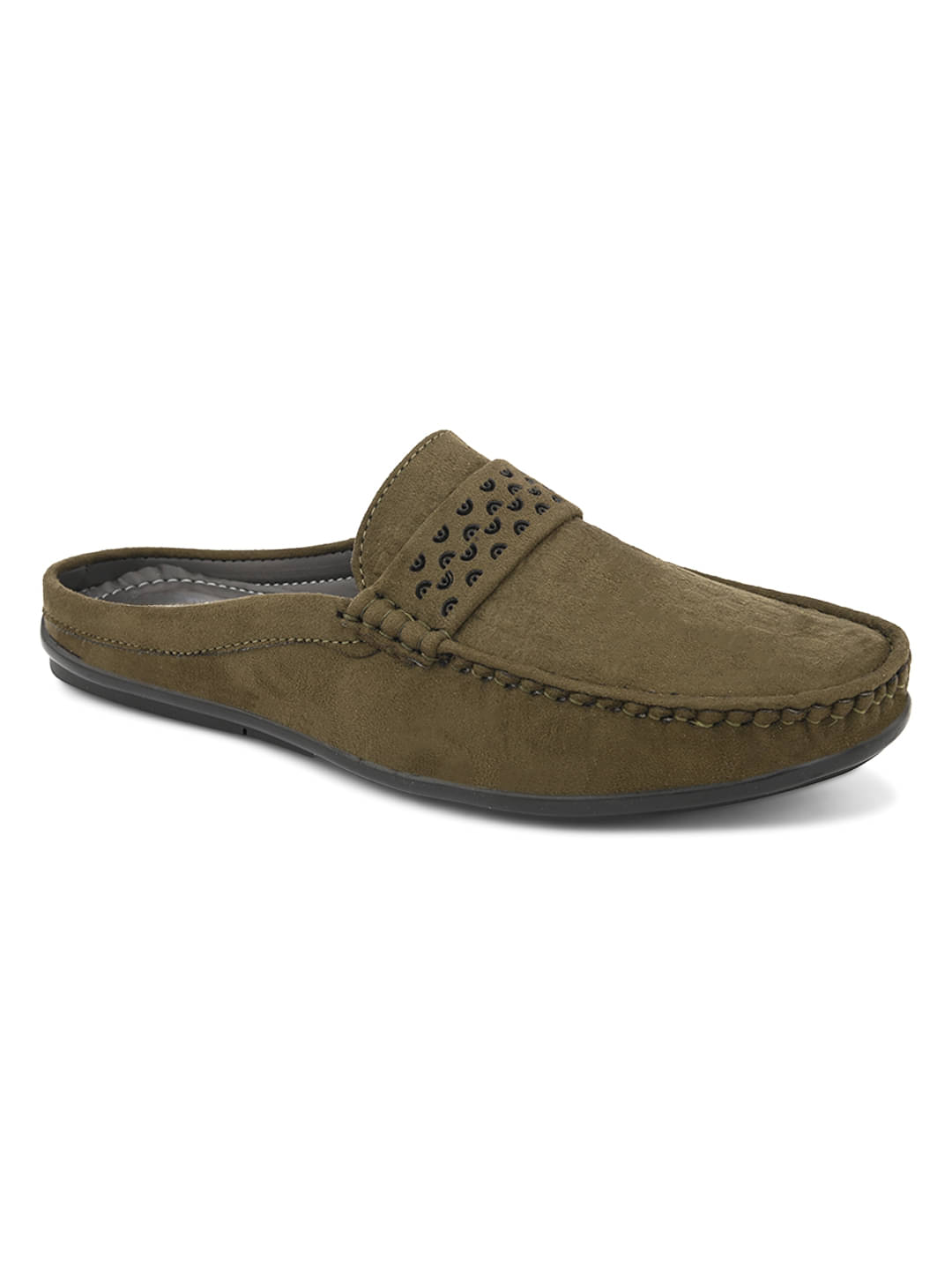     			Sir Corbett Olive Men's Slip on