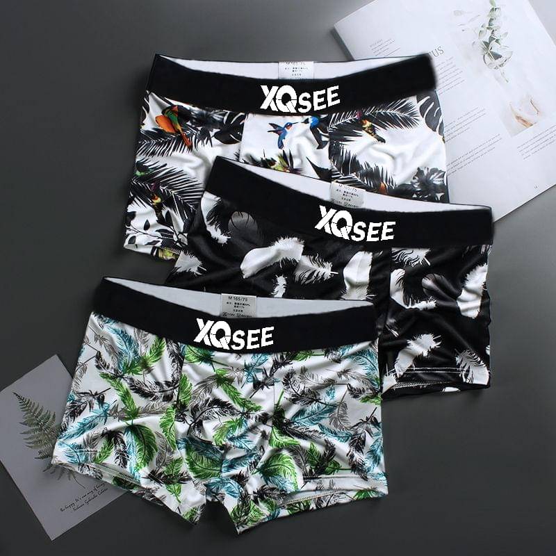 Xqsee Pack of 3 Nylon Trunks For Men's ( Black ) Xqsee Pack of 3 Nylon Trunks For Men's ( Black )