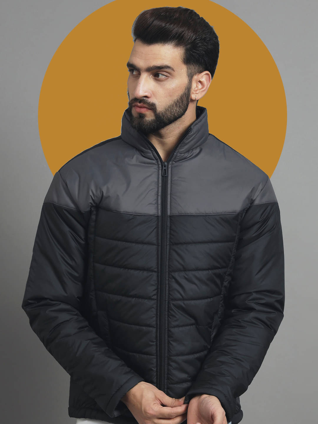     			renuovo Polyester Men's Puffer Jacket - Black ( Pack of 1 )