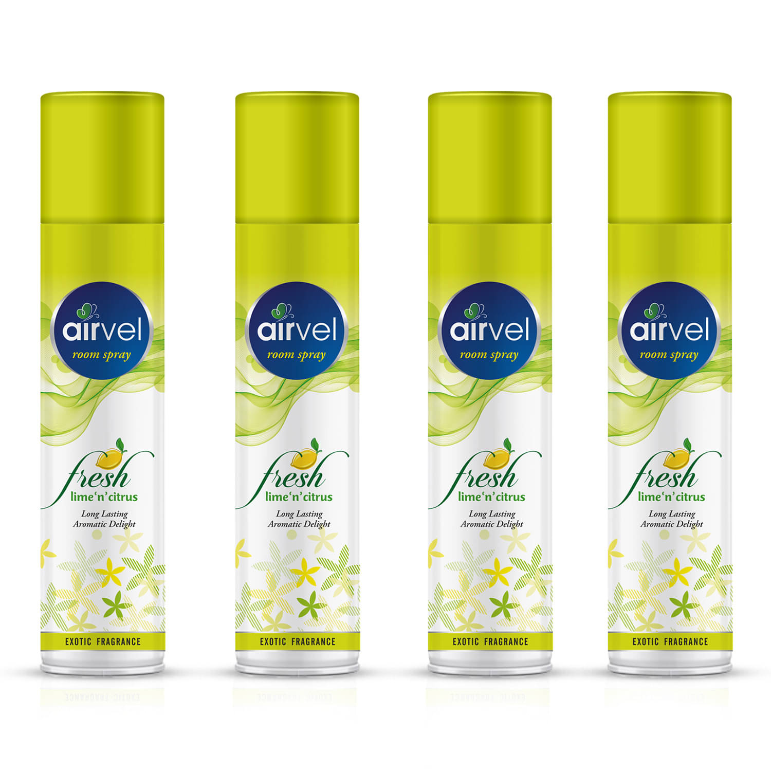 Airvel Lemon Fragrance Room Spray Air Freshener for Home, Bathroom and Car 217ml ( Pack of 4 ) Airvel Lemon Fragrance Room Spray Air Freshener for Home, Bathroom and Car 217ml ( Pack of 4 )